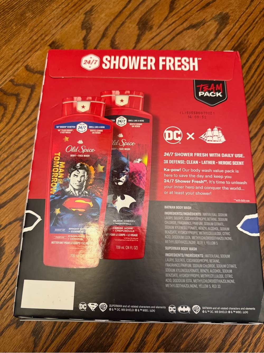 Old Spice Kids Superhero Body + Face Wash Duo — Red - Picture 2 of 7